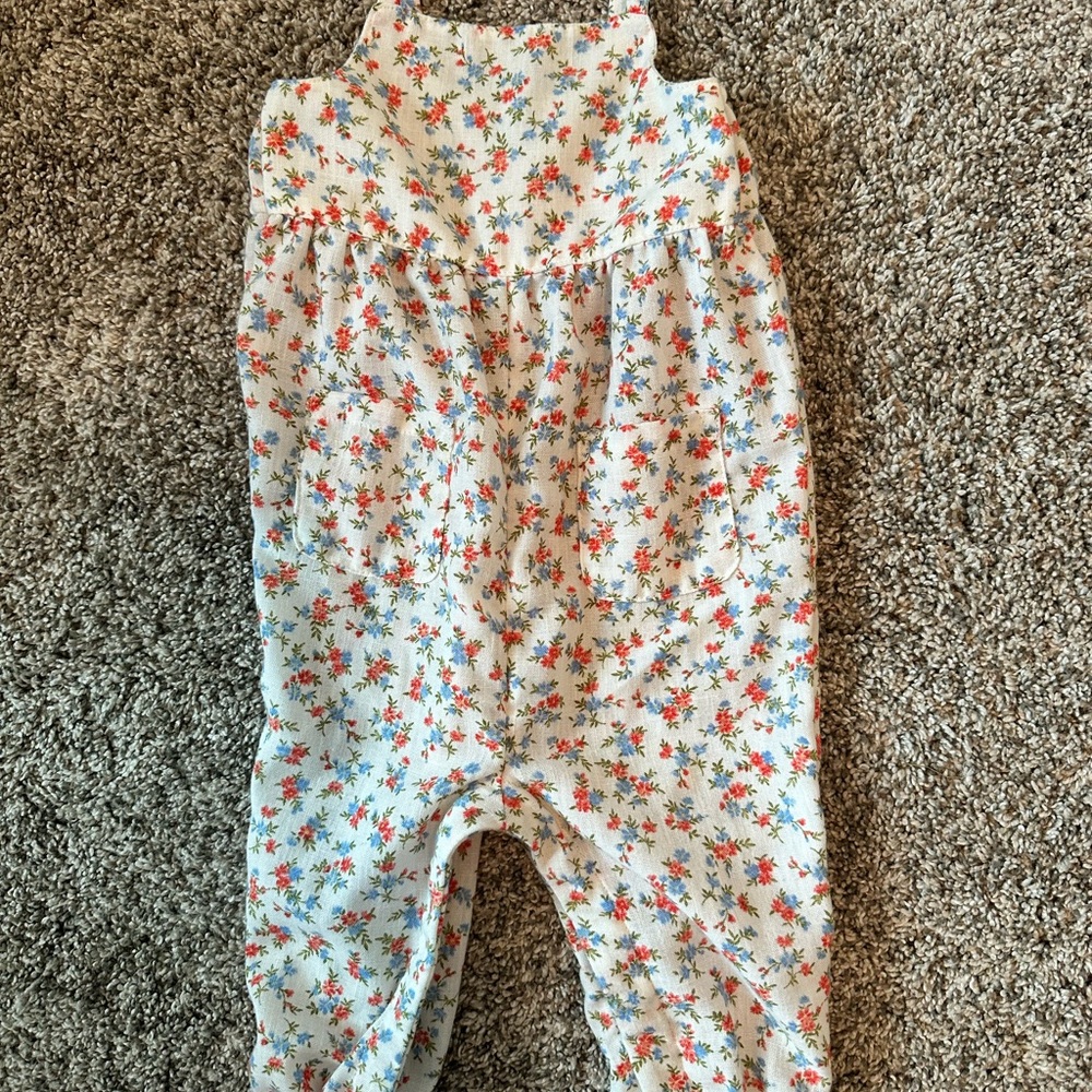 Old Navy Floral Baby Jumpsuit